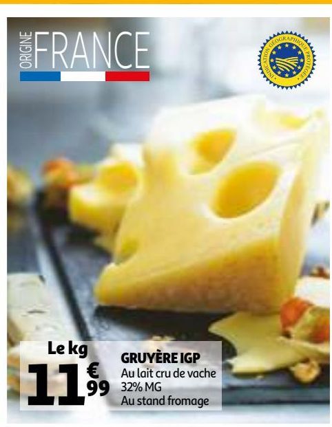 GRUYÈRE IGP 