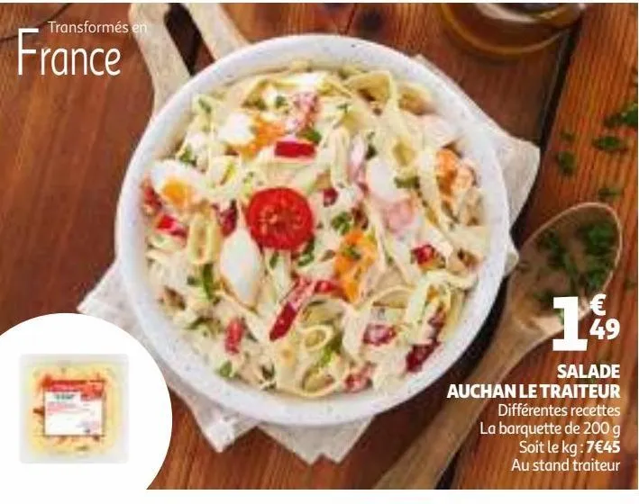 salade auchan le traiteur 