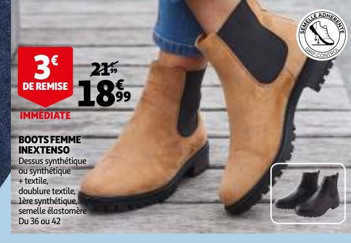 BOOTS FEMME INEXTENSO 