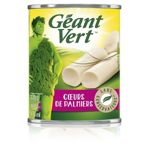 cœurs de palmiers géant vert 