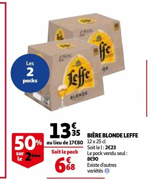 bière blonde leffe 