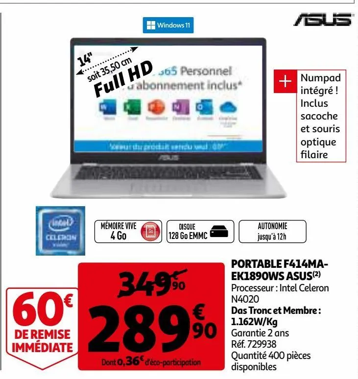 portable f414maek1890ws asus