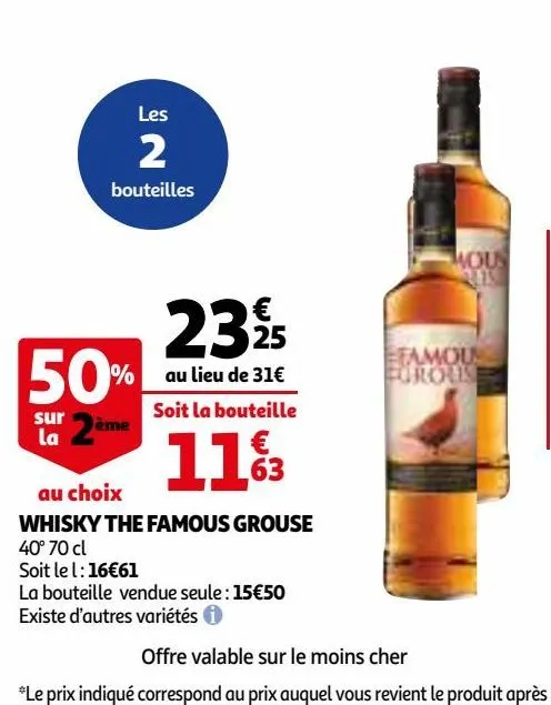 whisky the famous grouse 