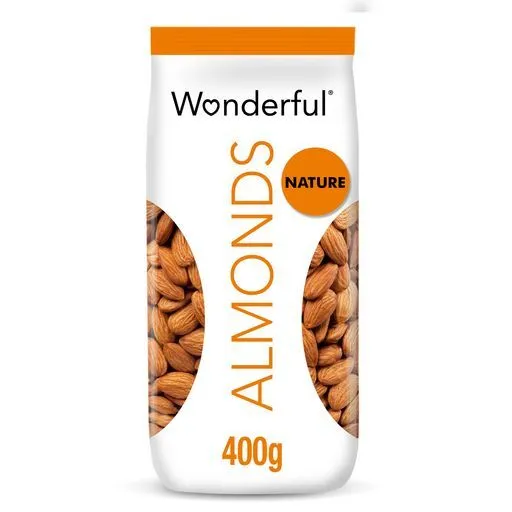 amandes naturelles wonderful 400 g
