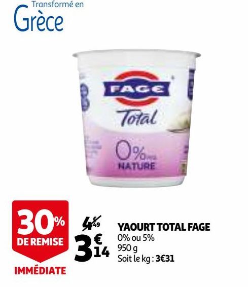 YAOURT TOTAL FAGE