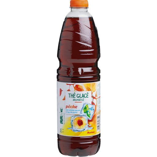 BOISSON AU THÉ PÊCHE AUCHAN 2L