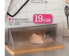 Bolte à pain Inox, bane en bambou Ref. 103801  1999