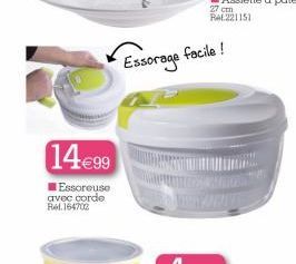 1499  Essoreuse avec corde Rel.164702  Essorage facile!