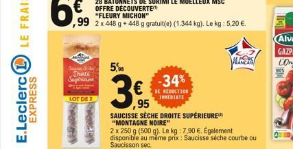 saucisse sèche