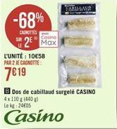 -68%  CANOTTES  SUR  LE  Casino  2 Max  L'UNITÉ: 1058 PAR 2 JE CAGNOTTE:  719  SALAMAN