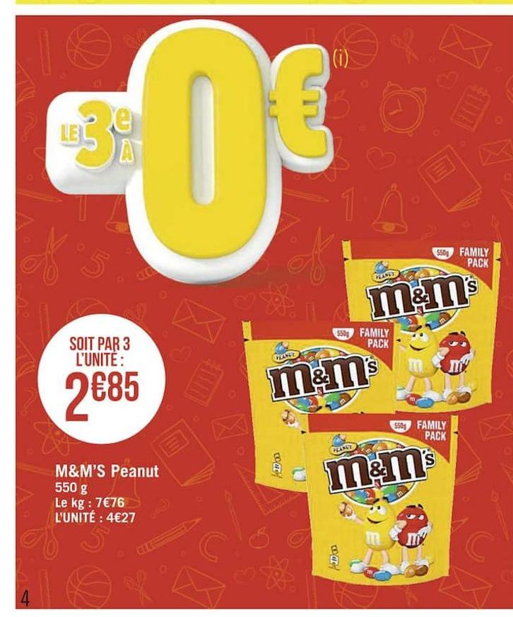 M&M´s peanuts