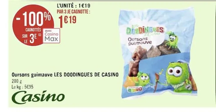 oursons guimauve les doodingues de casino