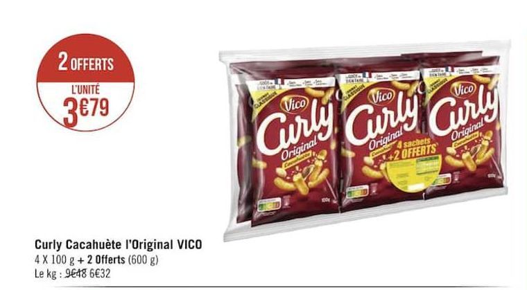 Curly Cacahuete l´Original VICO