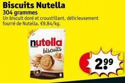 biscuits nutella