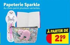 3D  Papeterie Sparkle Au choix parmi plusieurs variantes.  À PARTIR DE 2.⁹⁹ 