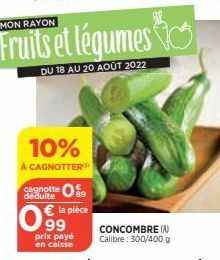 fruits et légumes 