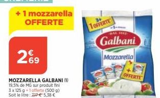 mozzarella Galbani