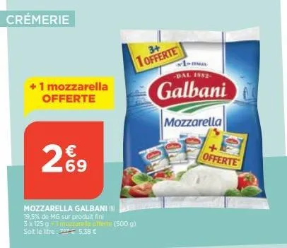 mozzarella galbani