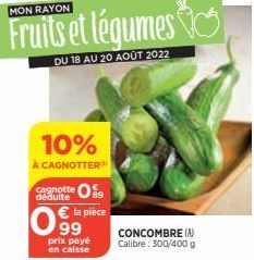 fruits et légumes 