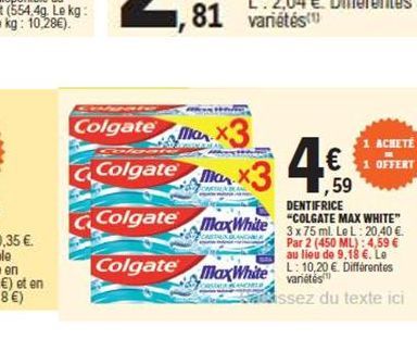 dentifrice Colgate