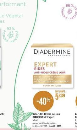 crème de jour Diadermine