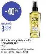 huile gliss