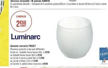 verres à pied Luminarc