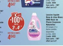 lessive liquide Omo