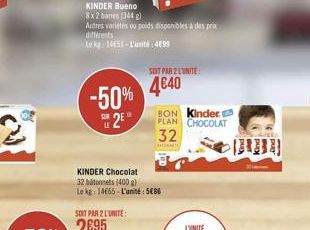 chocolat Kinder