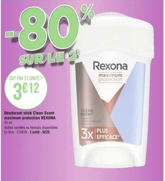 déodorant Rexona