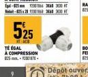 525  NT:4438 TÉ ÉGAL À COMPRESSION 025-53001870