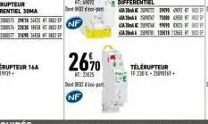 nf  26%  2725  dont dex- nf  télérupteur  if 230-25
