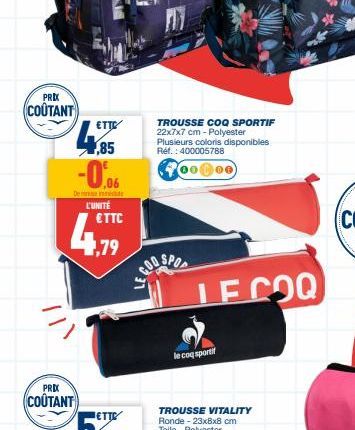 trousse Le Coq Sportif