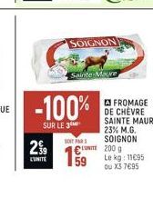 fromage de chèvre Soignon