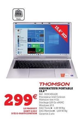 ordinateur portable Thomson