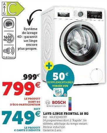 lave-linge Bosch