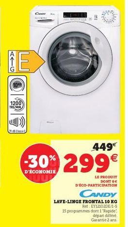 lave-linge Candy