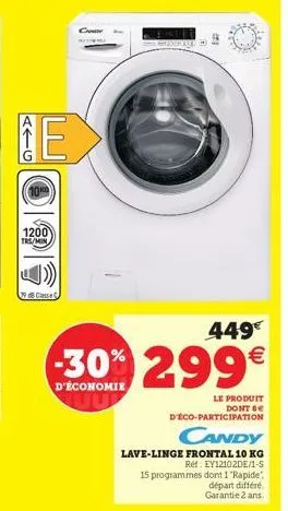 lave-linge candy