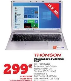 ordinateur portable thomson