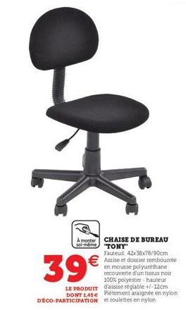 chaise de bureau 