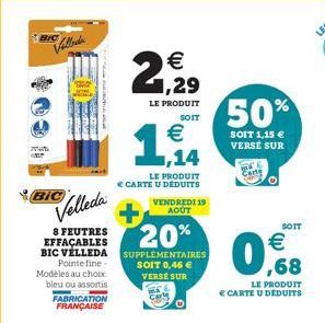 feutres BIC