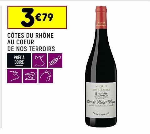 Côtes du rhônes au coeur de nos terroirs