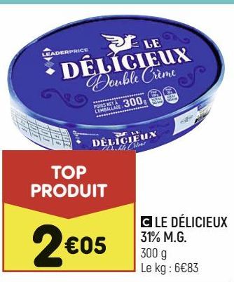 Le délicieux 31% M.G.