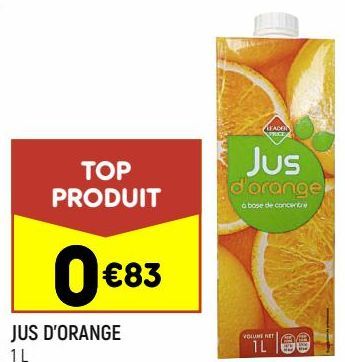 jus d'orange