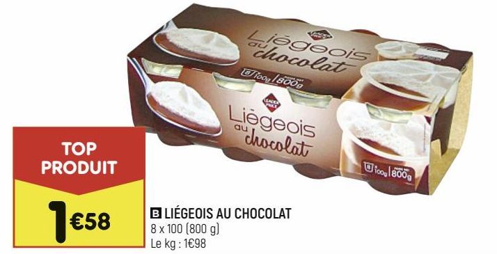 Liégeois au chocolat