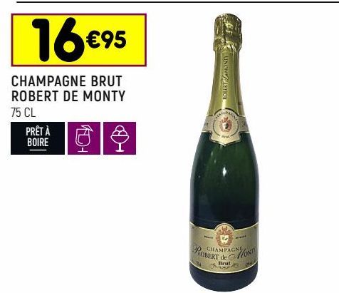 champagne brut robert de monty