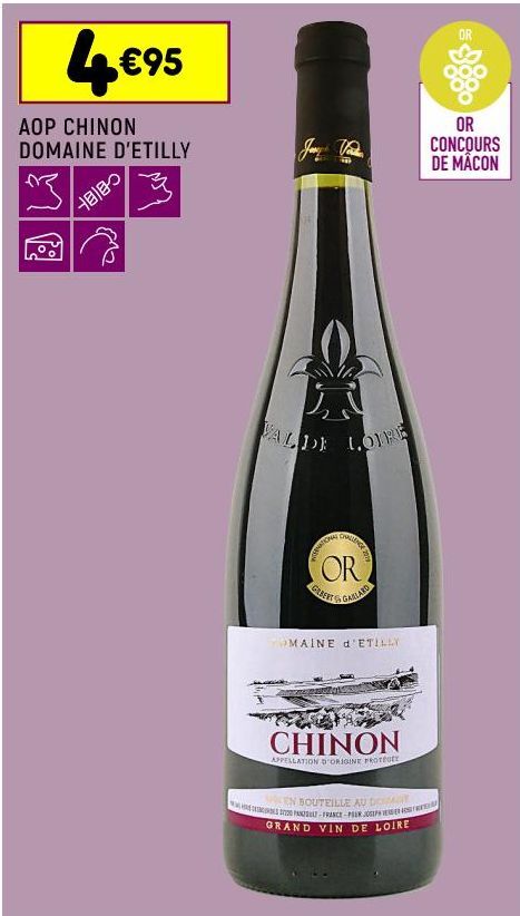 Aop chinon domaine d'etilly