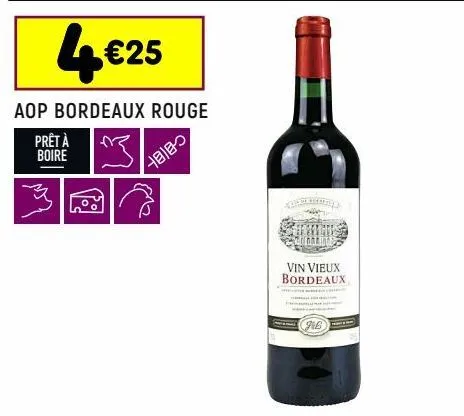 aop bordeaux rouge