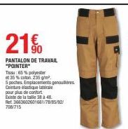 pantalon de travail 