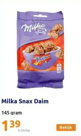 milka snax daim  145 gram  139  9.59/ka  daim  l  bekijk 